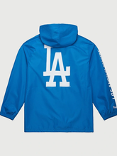 Unisex Blue Los Angeles Dodgers Coaches Full Snap Hooded Windbreaker Jacket